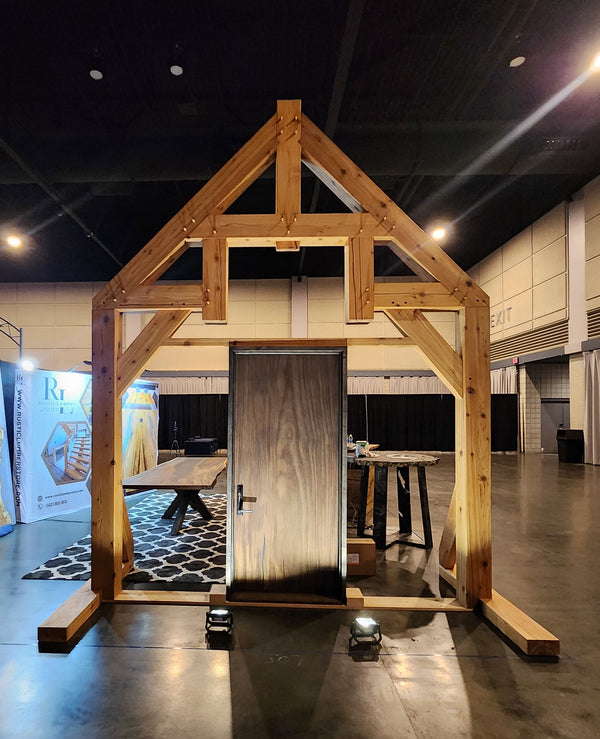handcrafted timber trusses