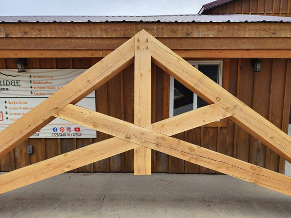 Square Beam Scissor Truss 9/12-12/12 Pitch