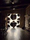 Walnut Burl Epoxy Pivot Door