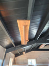 Modern wood plank led ceiling light