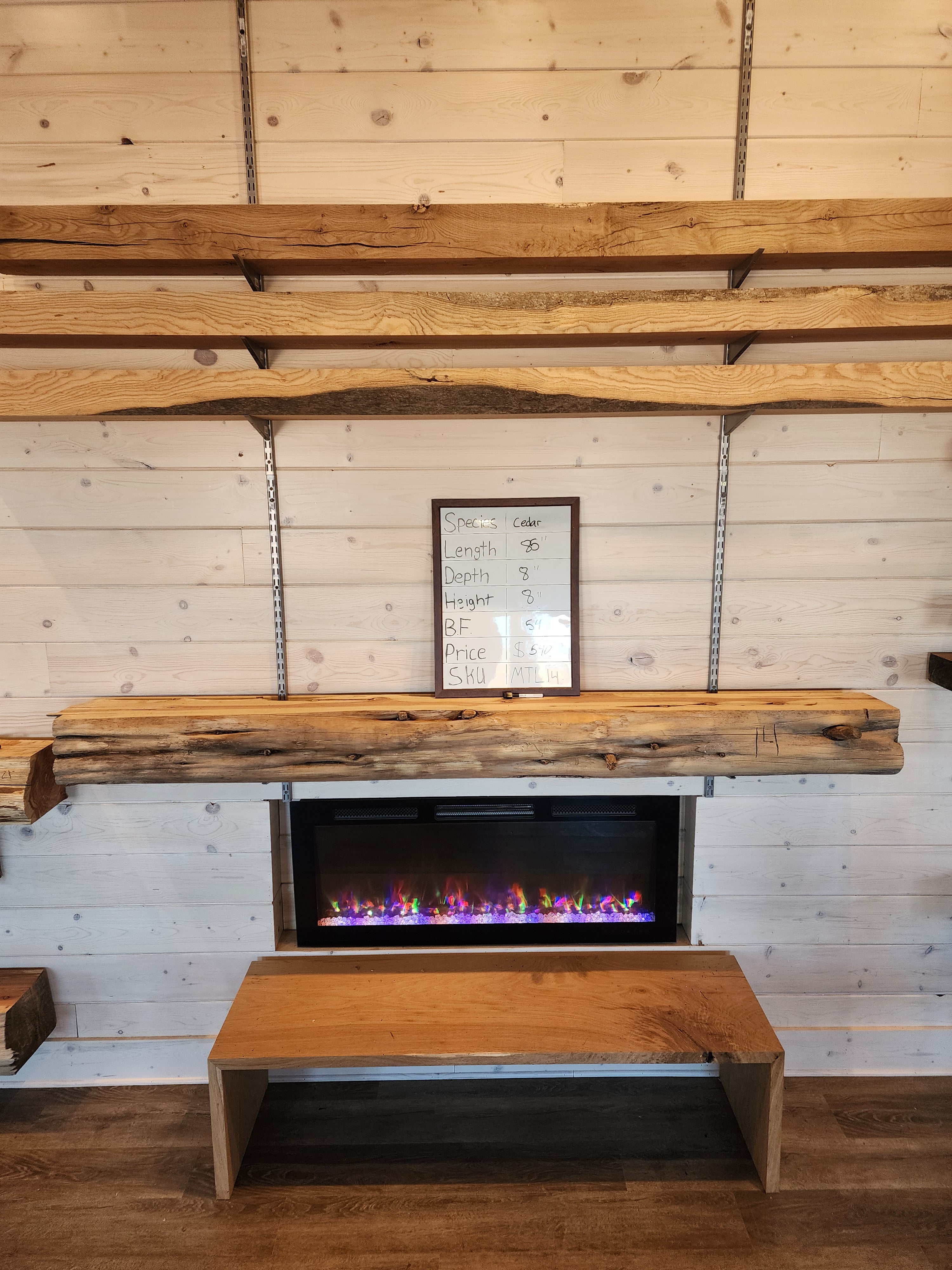Mantel cedar 8