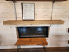 Mantel white oak 9.5"x4.5"x76" MTL105