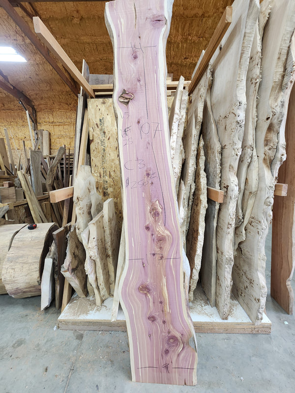 Cedar Slab 107"X 14"X1.5"