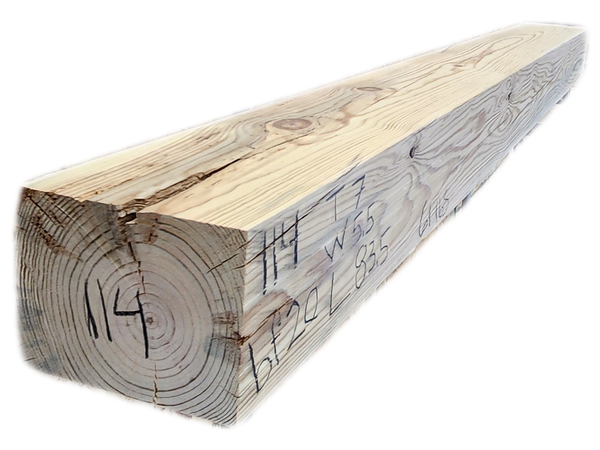 Mantel pine 5.5"x7"x83.5" MTL114