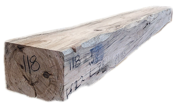 Mantel ash 8"x5.5"x78" mtl118