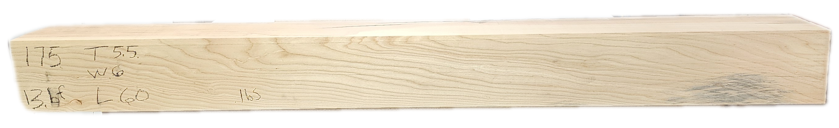 ash wood mantel beam for a fireplace