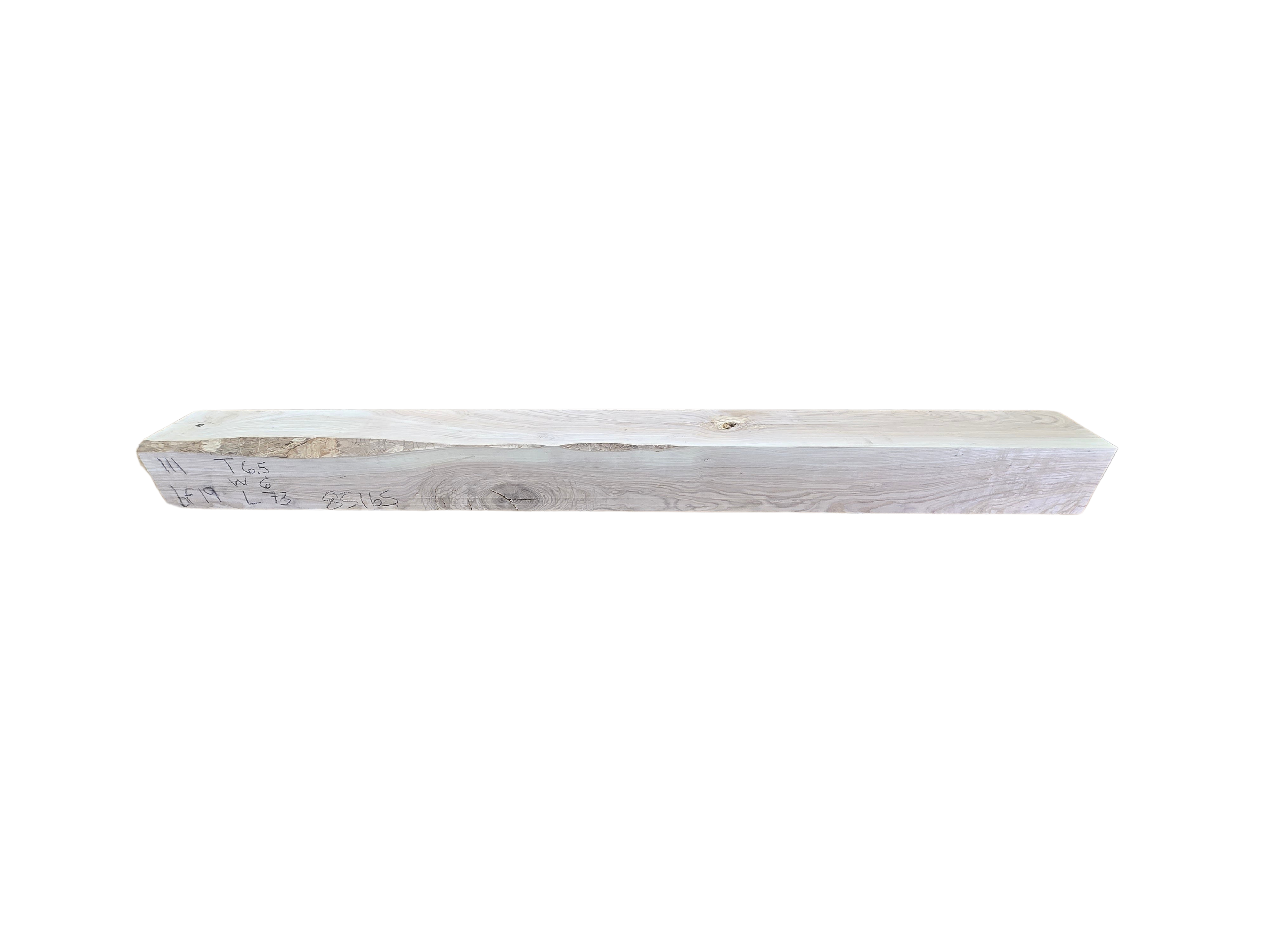 ash wood mantel beam for a fireplace