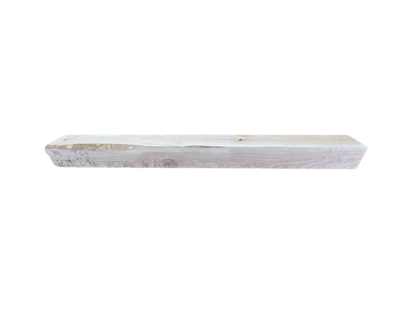 ash wood mantel beam for a fireplace