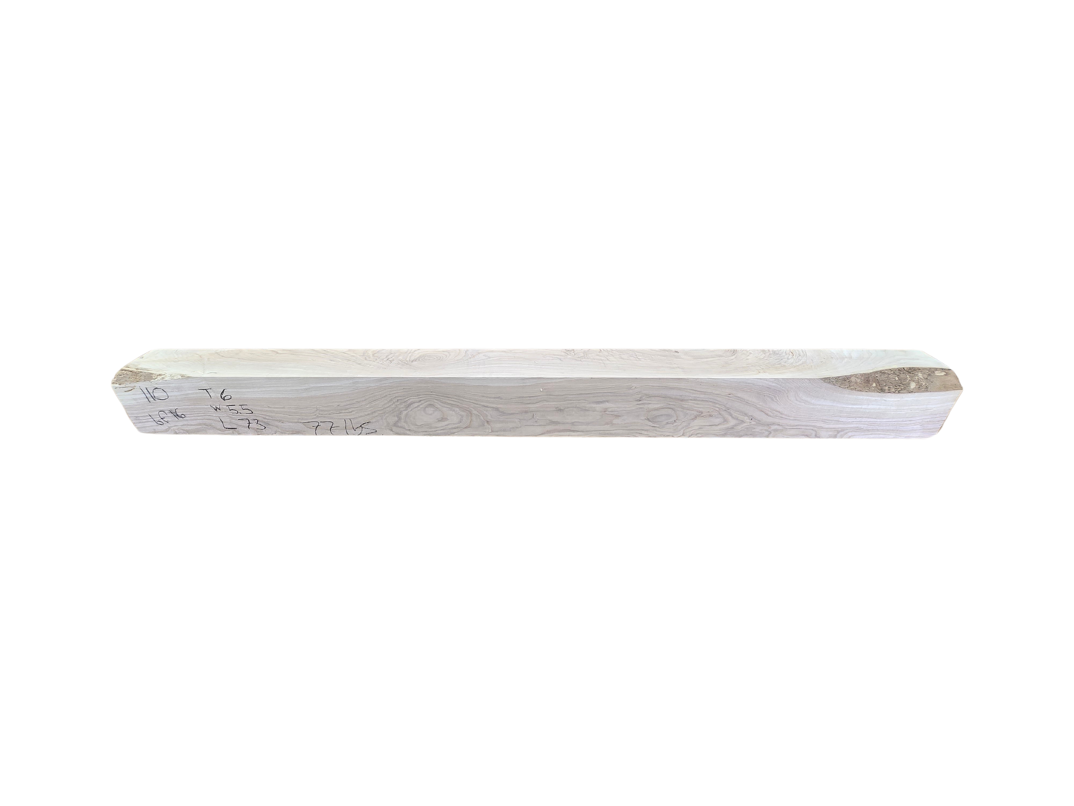 ash wood mantel beam for a fireplace