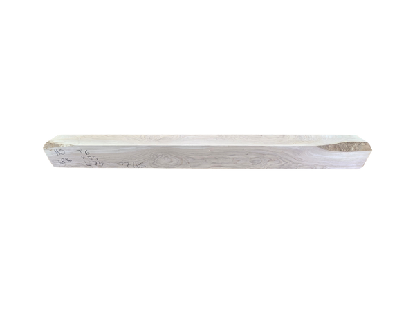 ash wood mantel beam for a fireplace