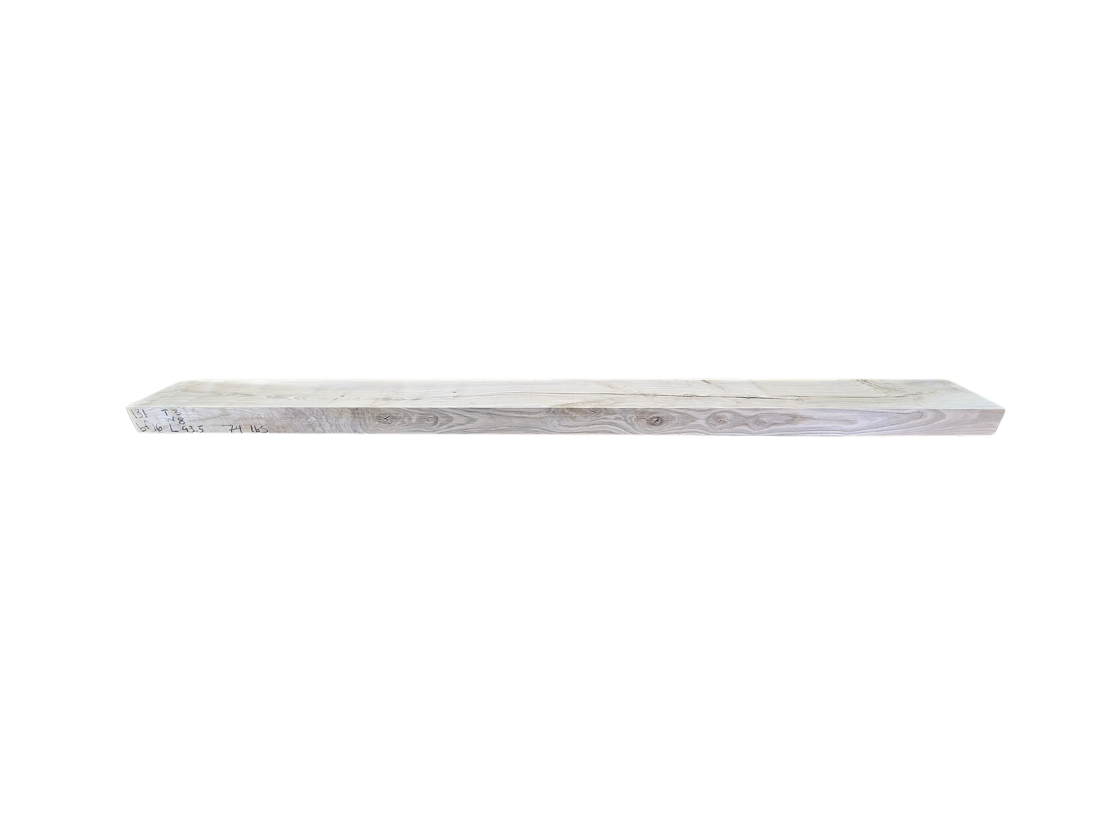 ash wood mantel beam for a fireplace