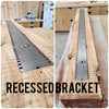 Floating mantle bracket
