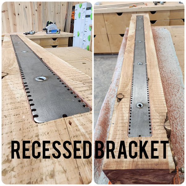 Floating mantle bracket