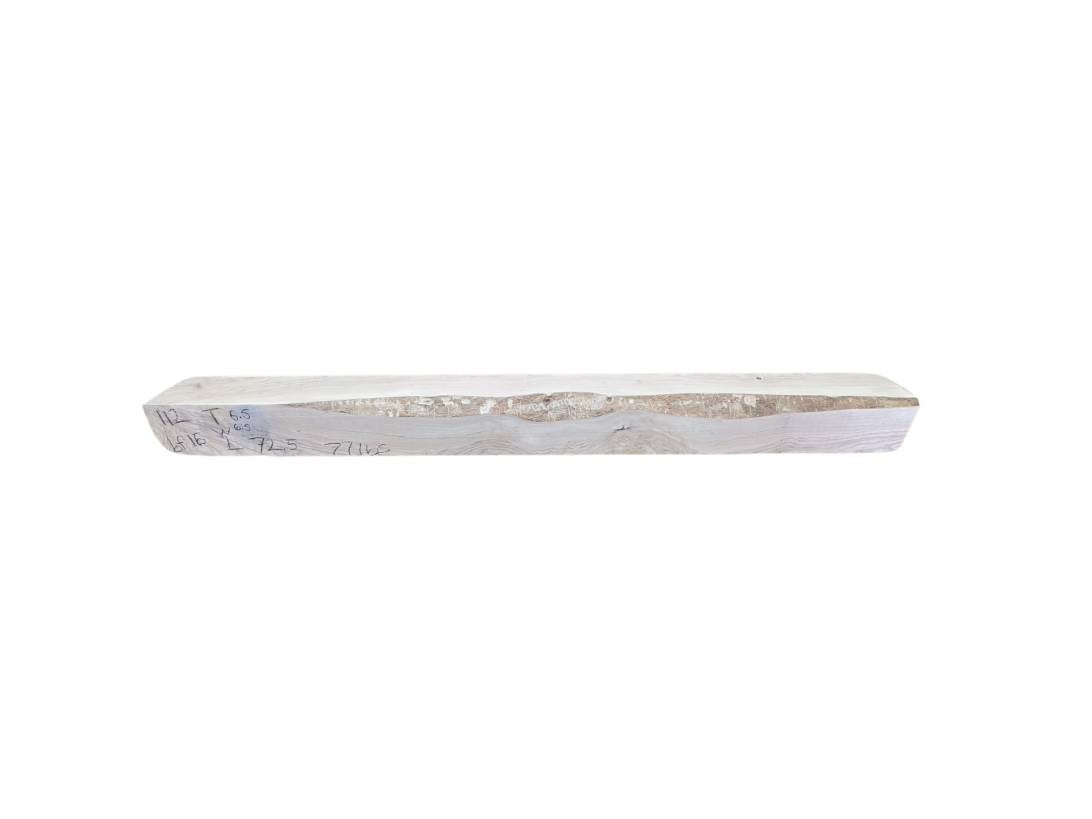 ash wood mantel beam for a fireplace