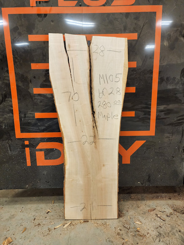 Maple 71"x22"x2" M105