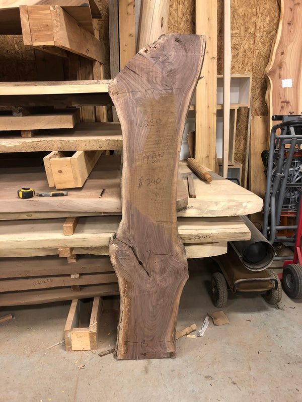 Walnut: 72" x 15" x 2" 19bf