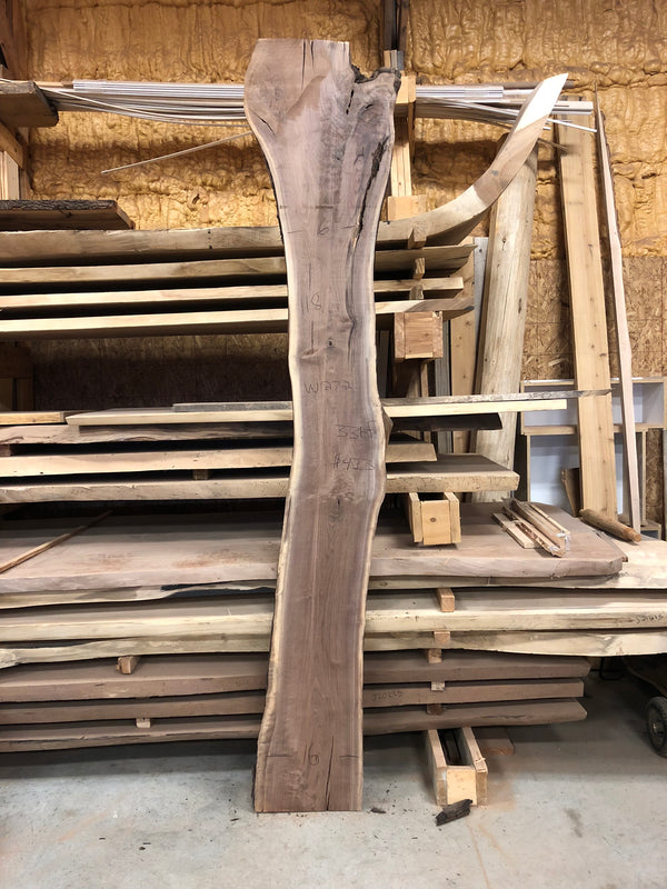 Walnut: 118" x 16" x 2" 33bf
