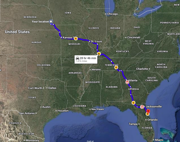 Get on the truck to Florida!