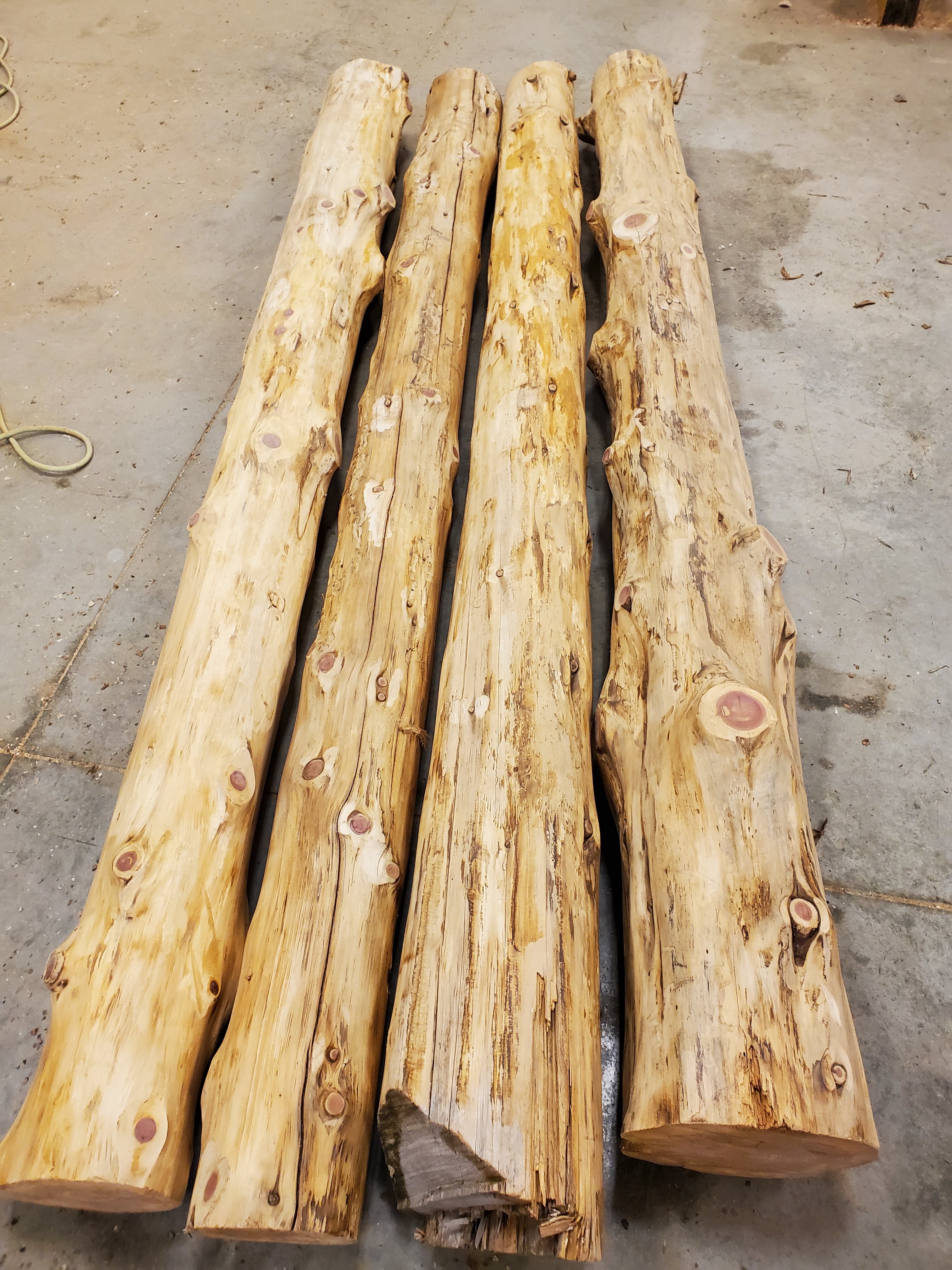 Rectangle Rustic Timber Length Round Log Timbers For Rustic Construction