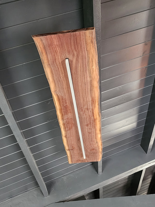 Modern wood plank led ceiling light