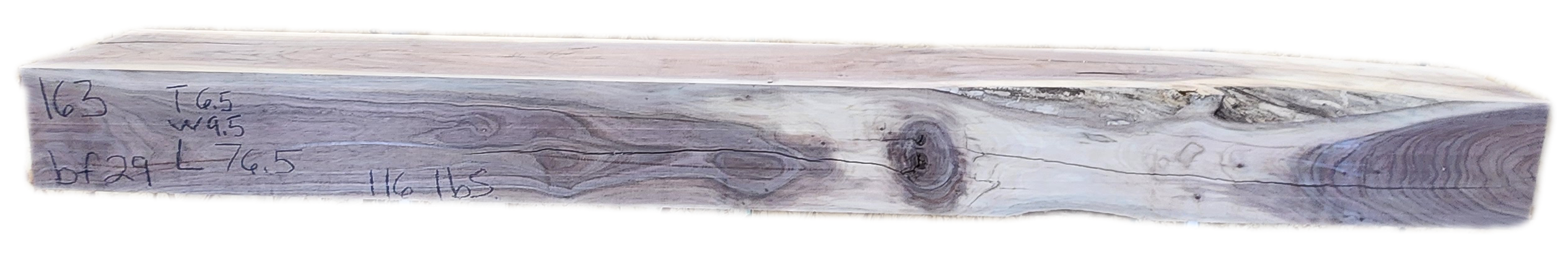 walnut wood mantel beam for a fireplace