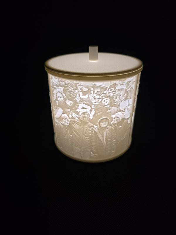 Lithophane personalized nightlight