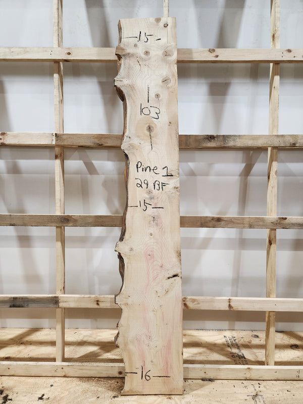 Pine 103"x15"x2.5" PINE1
