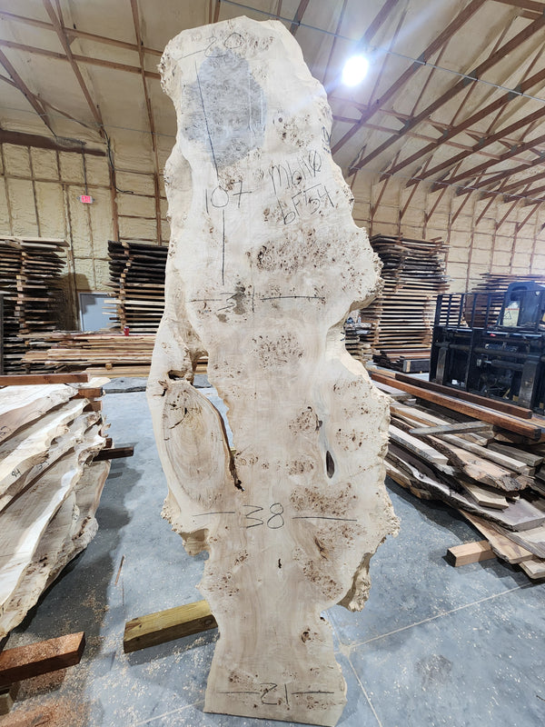 Mappa Burl 107"x34"x2" mb110