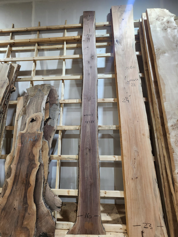 Walnut 198"X14"X2"