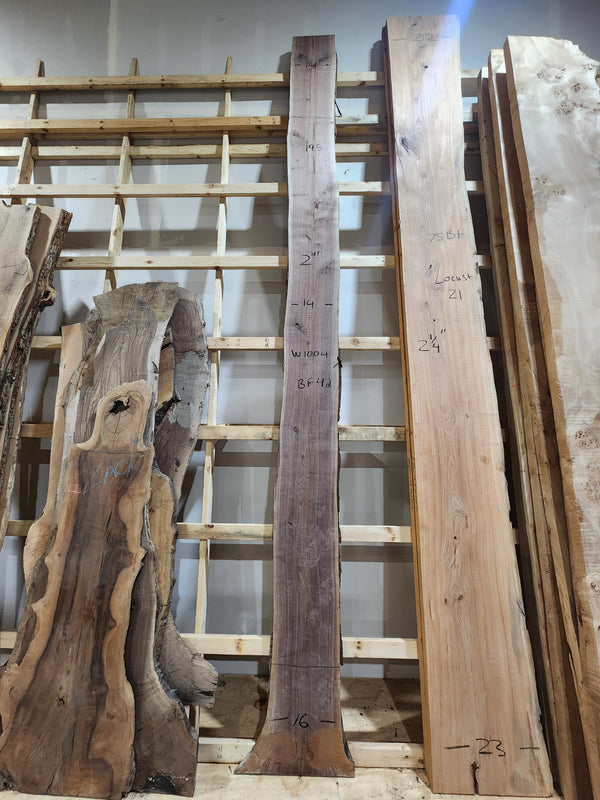 Walnut 195"X14"X2"