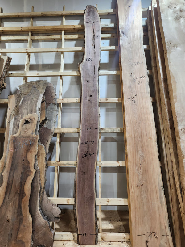 Walnut 186"X14"X2"