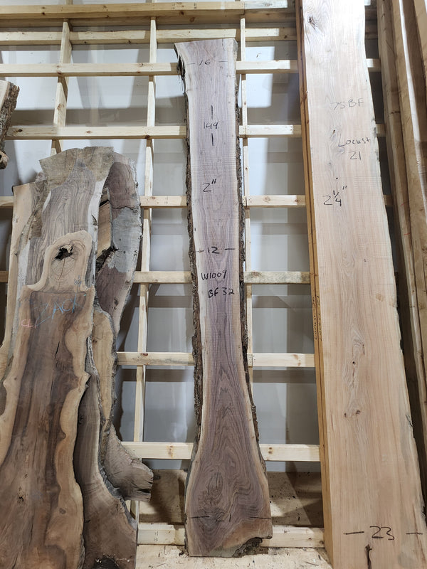 Walnut 149"X16"X2"