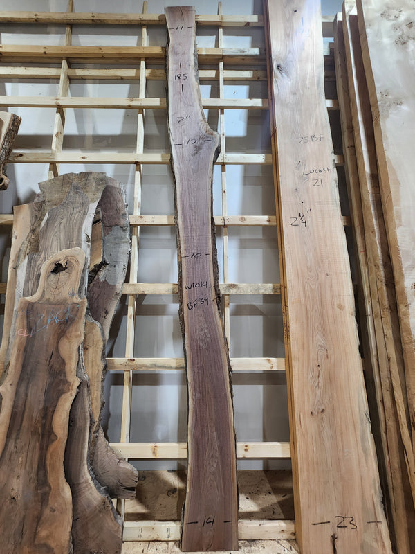 Walnut 185"X14"X2"