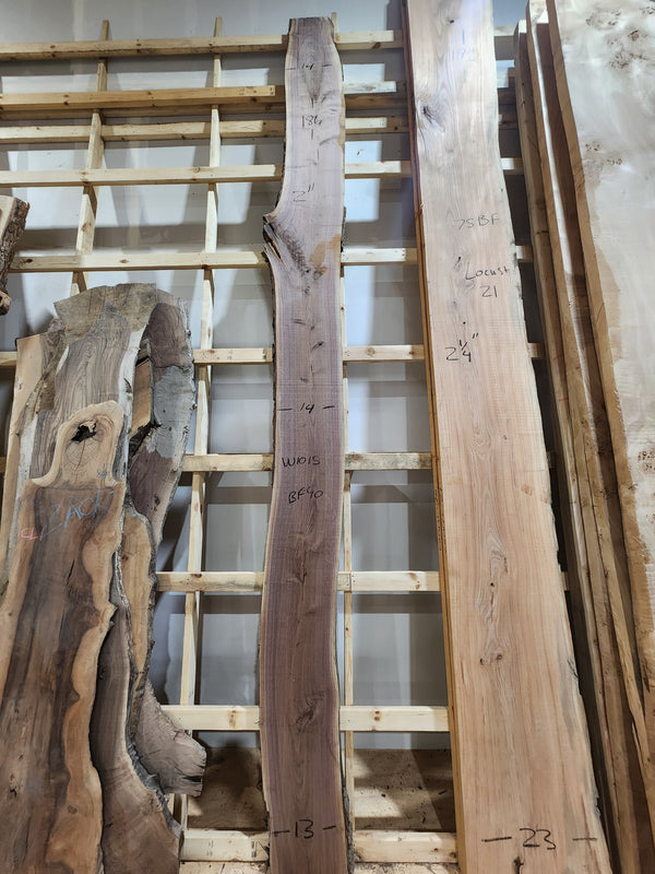 Walnut 186"X14"X2"