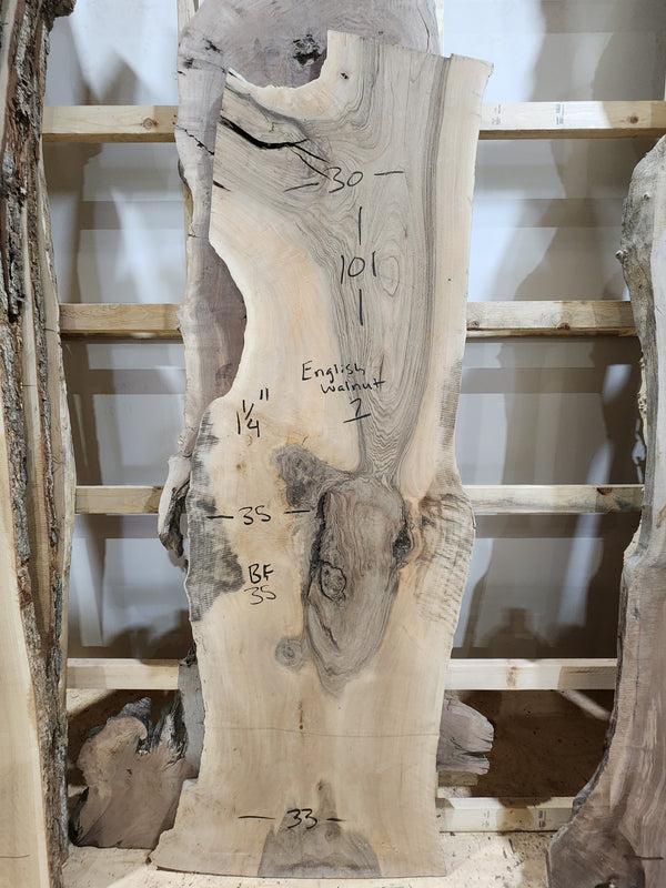 Grafted Walnut 101"X20"X1 1/4"