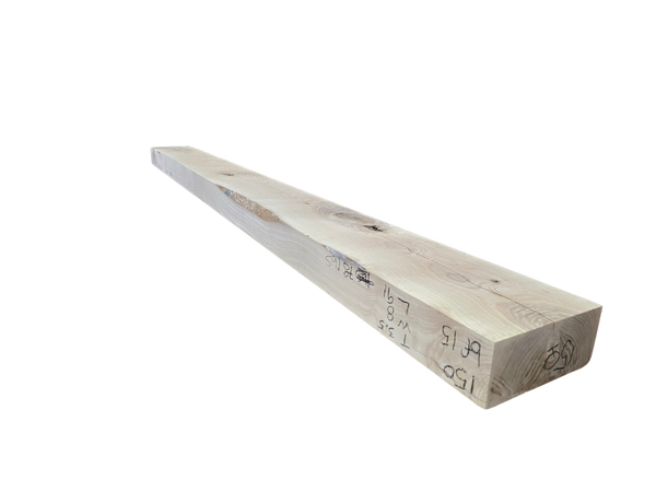 Mantel ash 8"x3.5"x91" mtl150