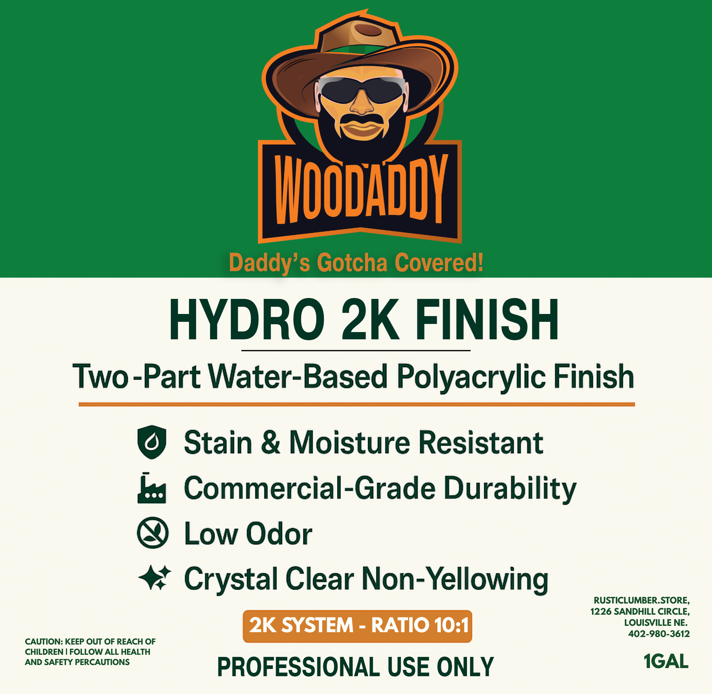 Woodaddy 2K Hydropoly