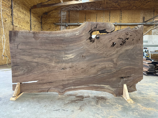 Claro walnut 103"x48"x3" Wclr4