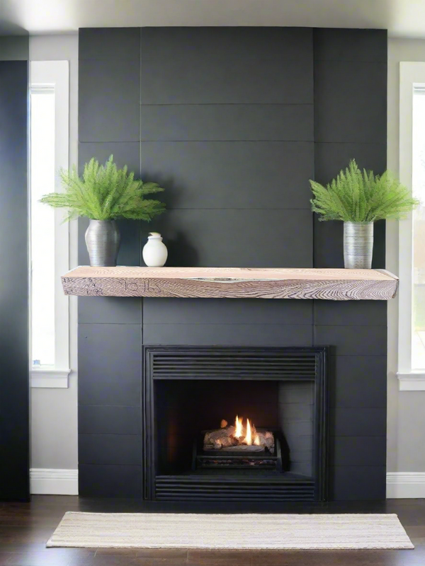 Mantel ash 9"x5"x79" mtl132