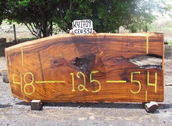 Monkey pod 125"x51"x2" K41709