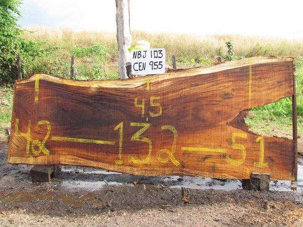 Monkey pod 132"x46"x3" NBJ103