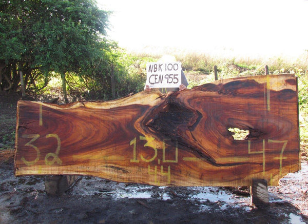 Monkey pod 130"x44"x2" NBK1000