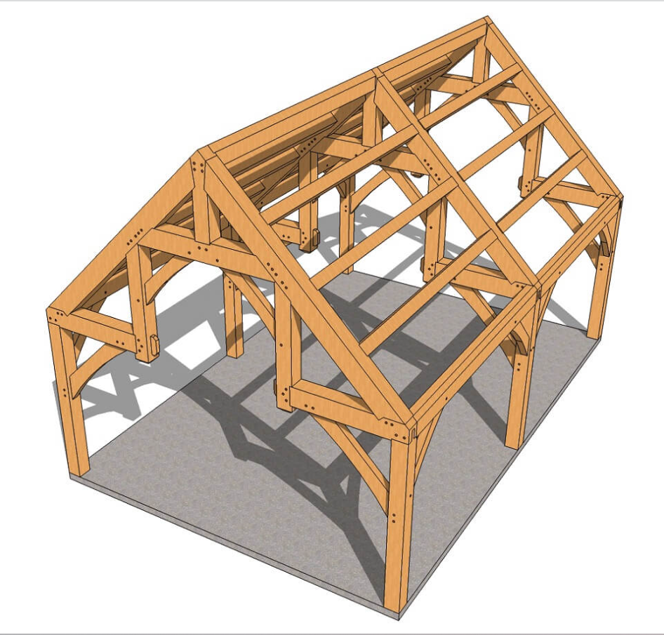 Hammer beam Pavilion 16x24