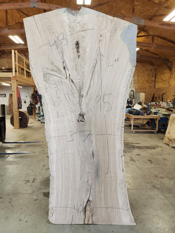 Ash slab 95"x40"x4 ASH14