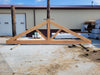 Square Beam King Post Truss 9/12-12/12 Pitch